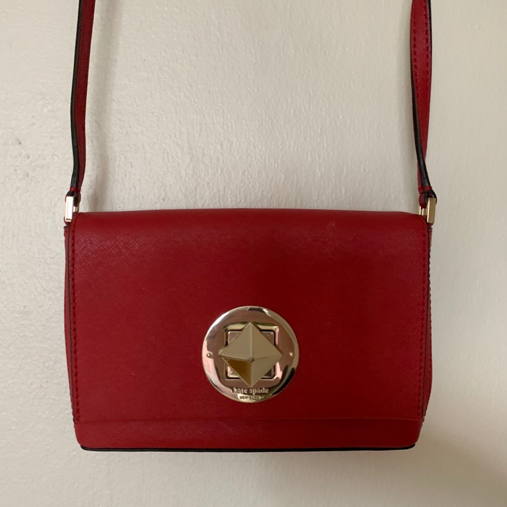 Kate Spade Red Crossbody Purse